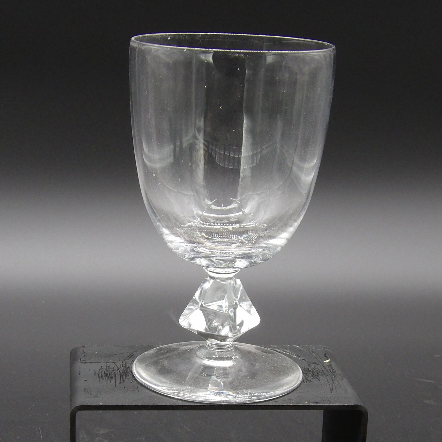 Vintage Crystal Bryce Aquarius Goblet
