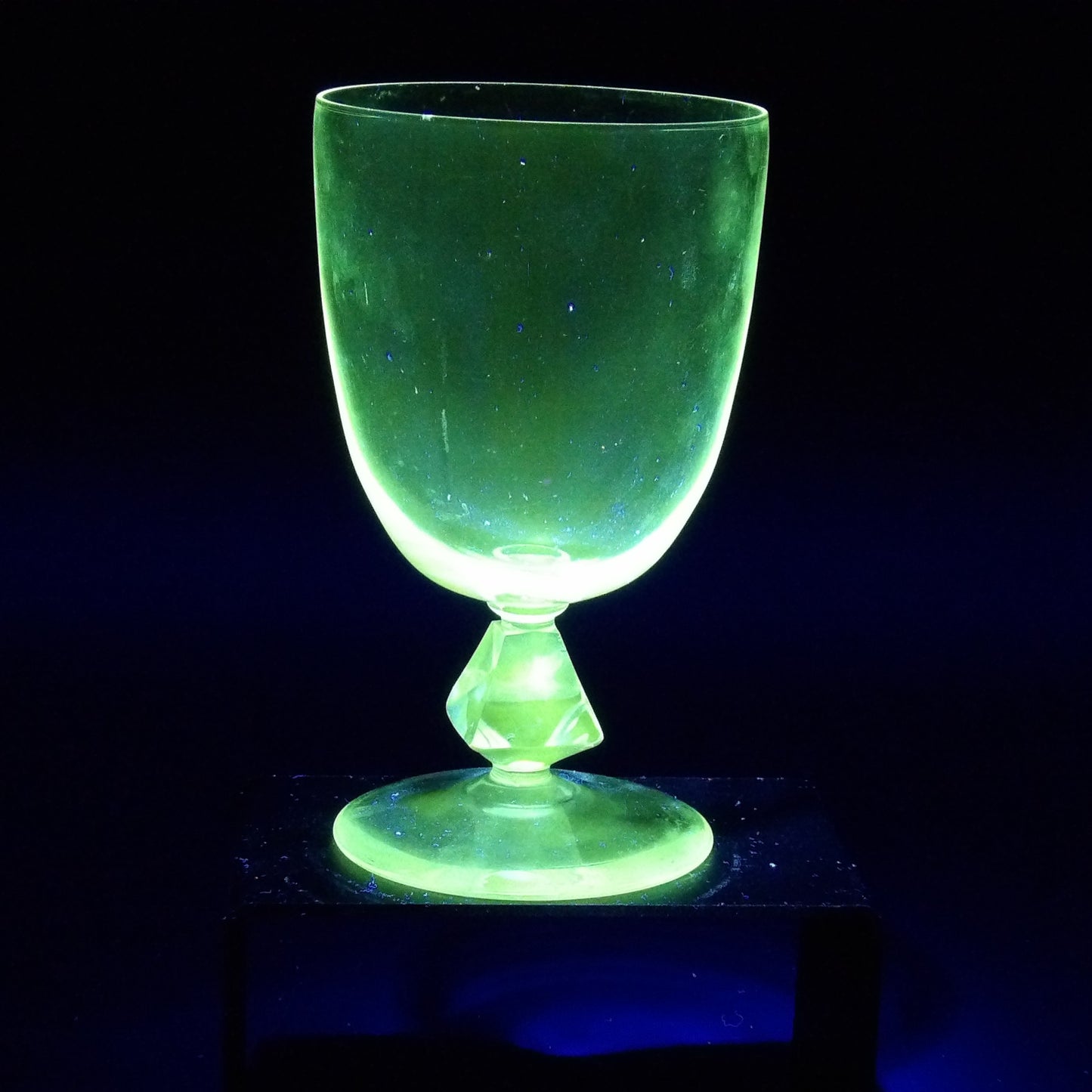 Vintage Crystal Bryce Aquarius Goblet