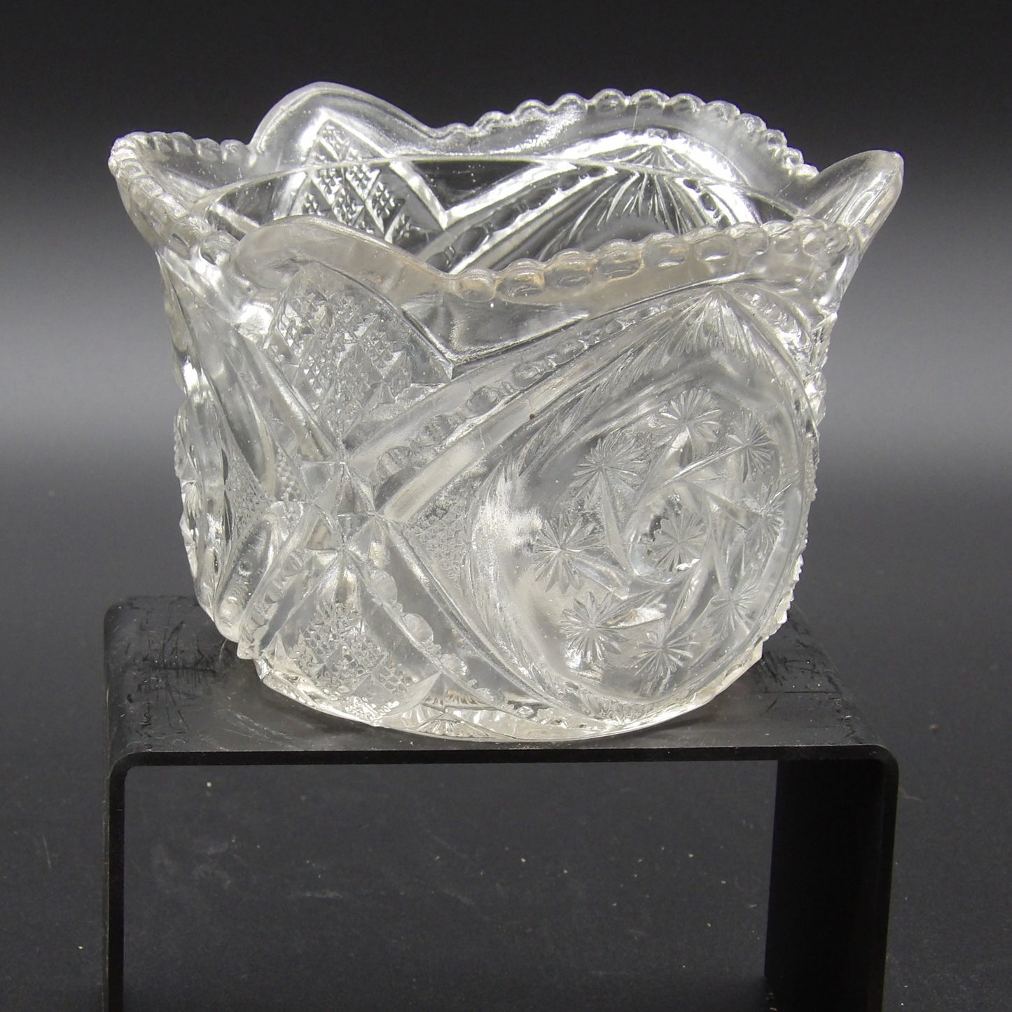 Early American Pattern Glass Sugar Bowl