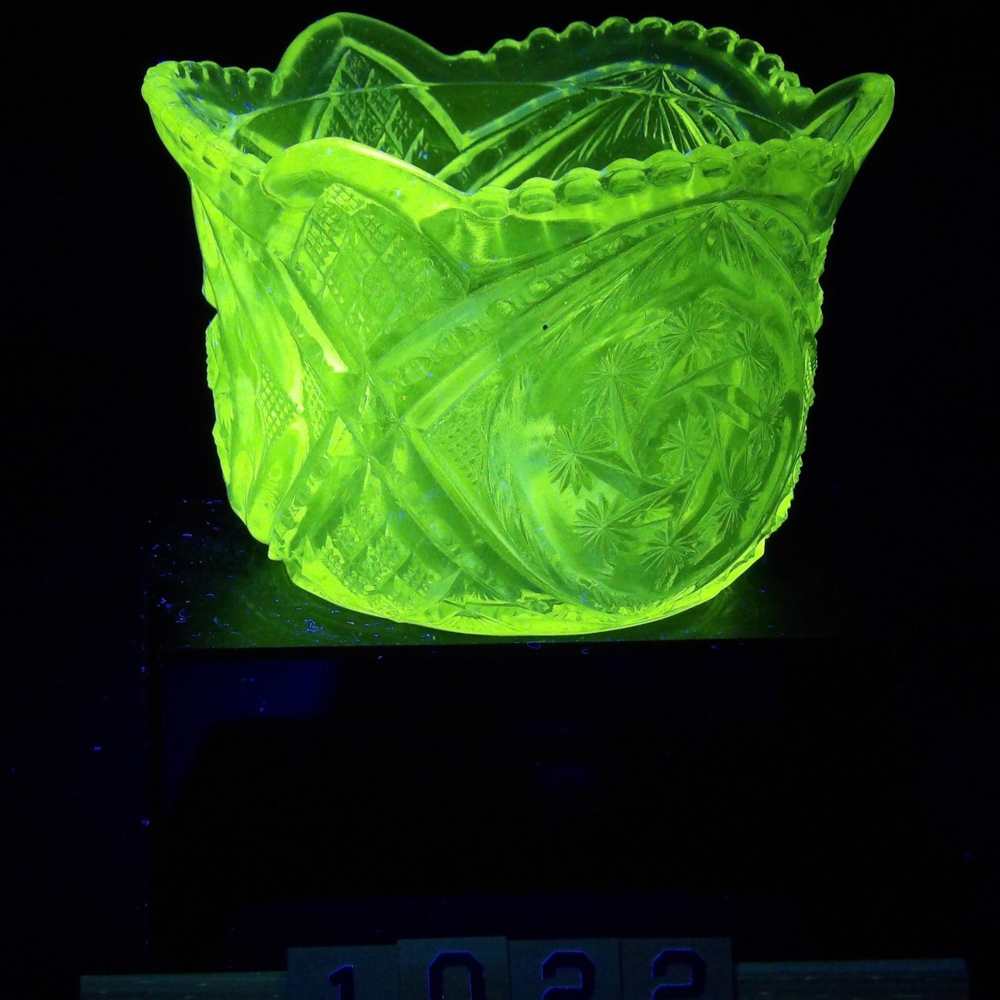 Early American Pattern Glass Sugar Bowl