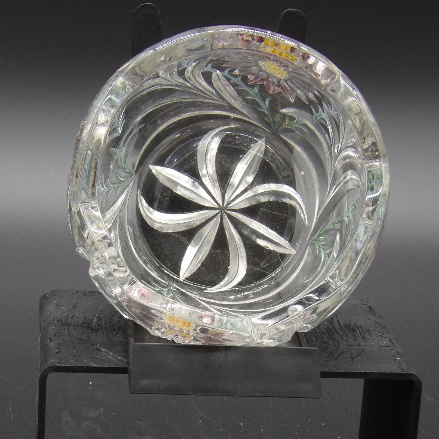 Vintage Glass Sugar Bowl