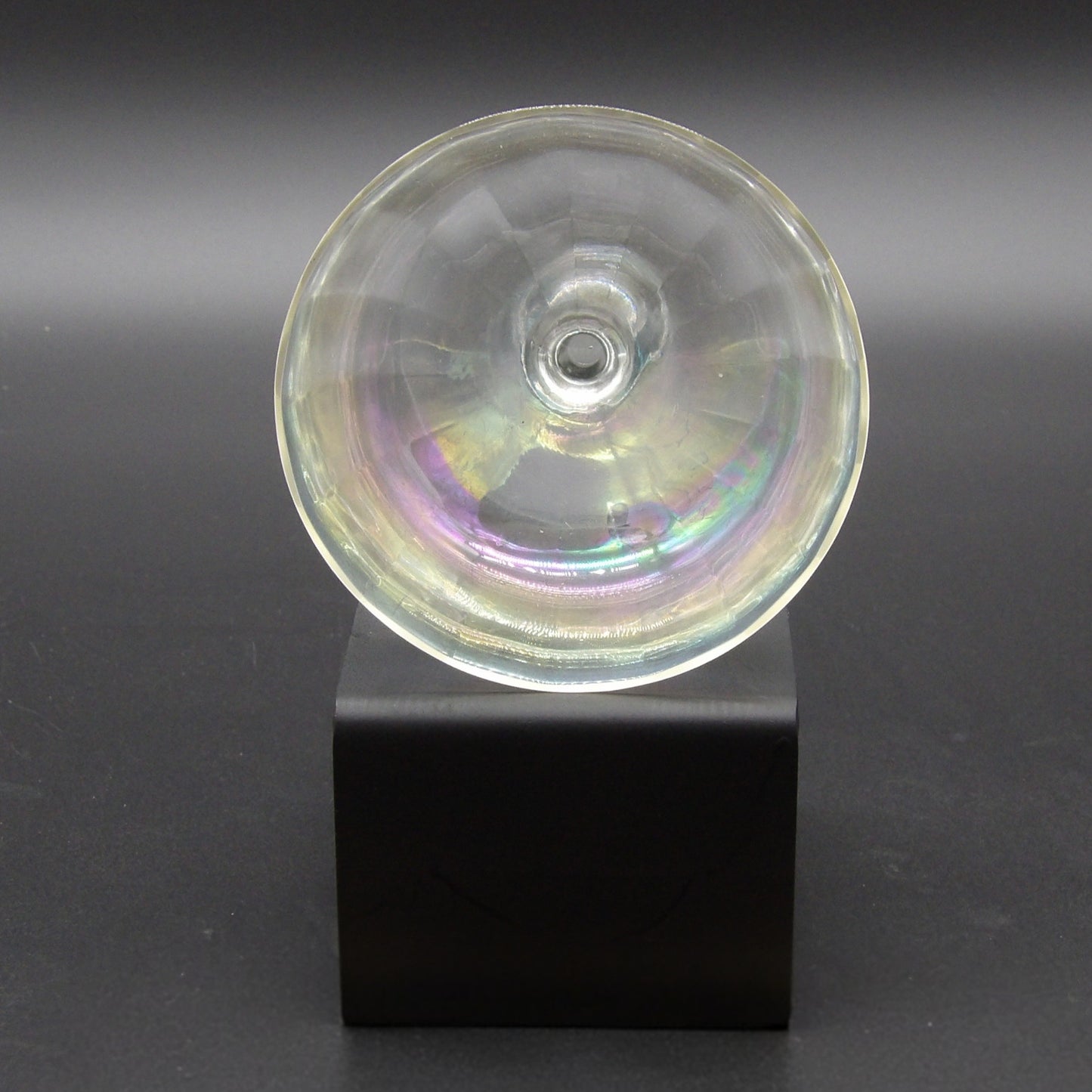 Fostoria Mother of Pearl Iridescent Low Sherbet Champagne Glass