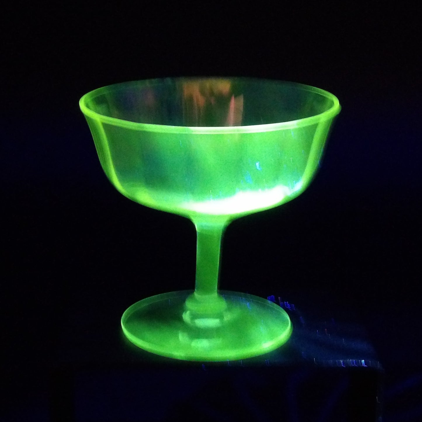 Fostoria Mother of Pearl Iridescent Low Sherbet Champagne Glass