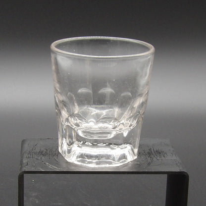 Vintage Thumbprint Whiskey Glass