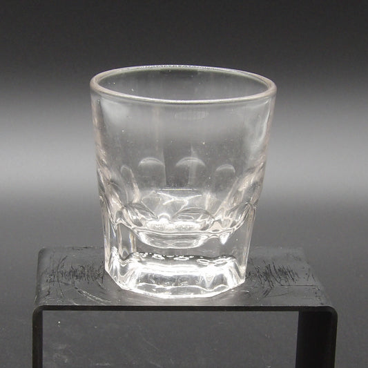 Vintage Thumbprint Whiskey Glass