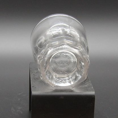 Vintage Thumbprint Whiskey Glass