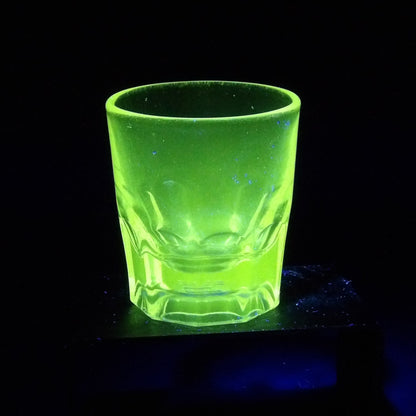 Vintage Thumbprint Whiskey Glass