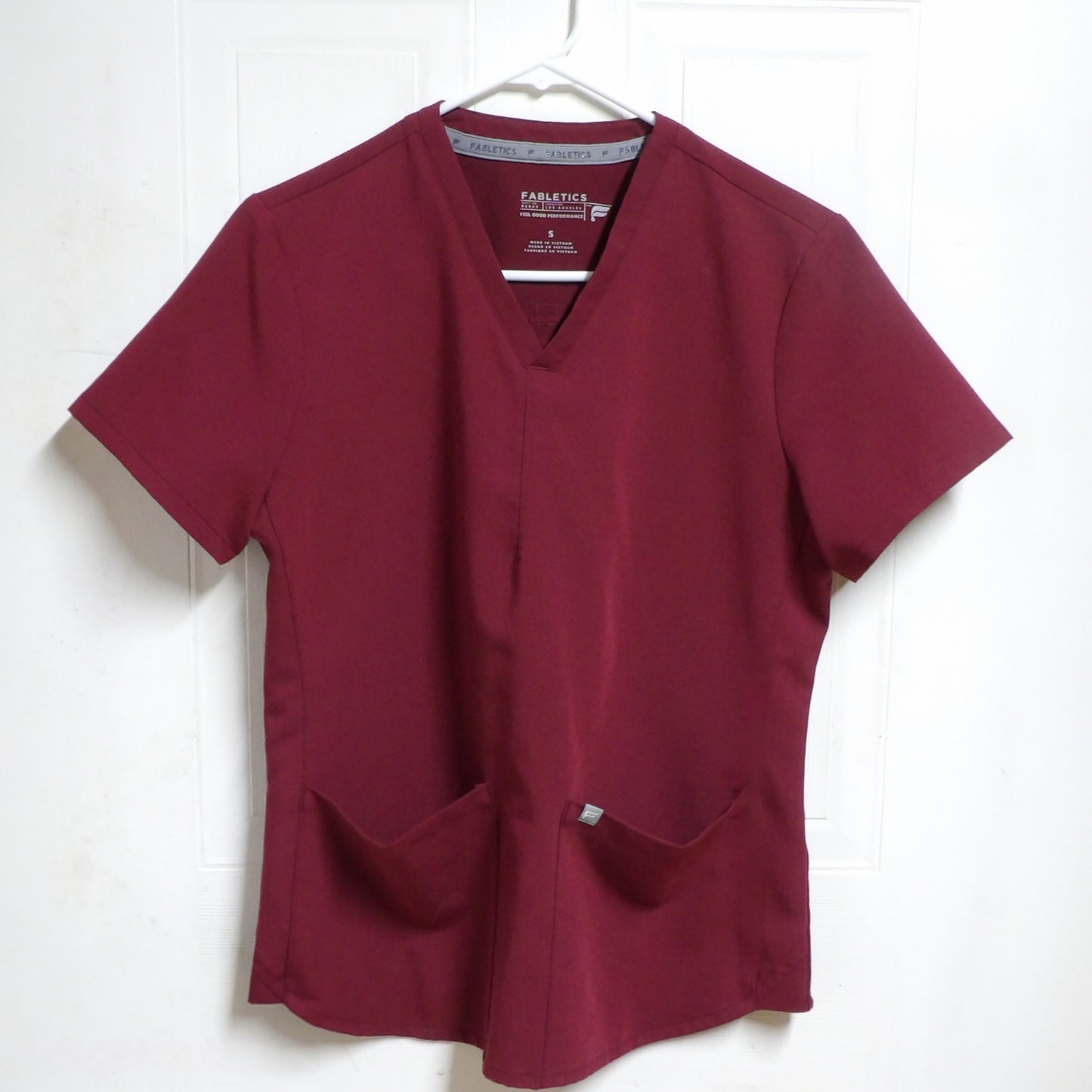 Fabletics Scrub Set - Size Small - Wine