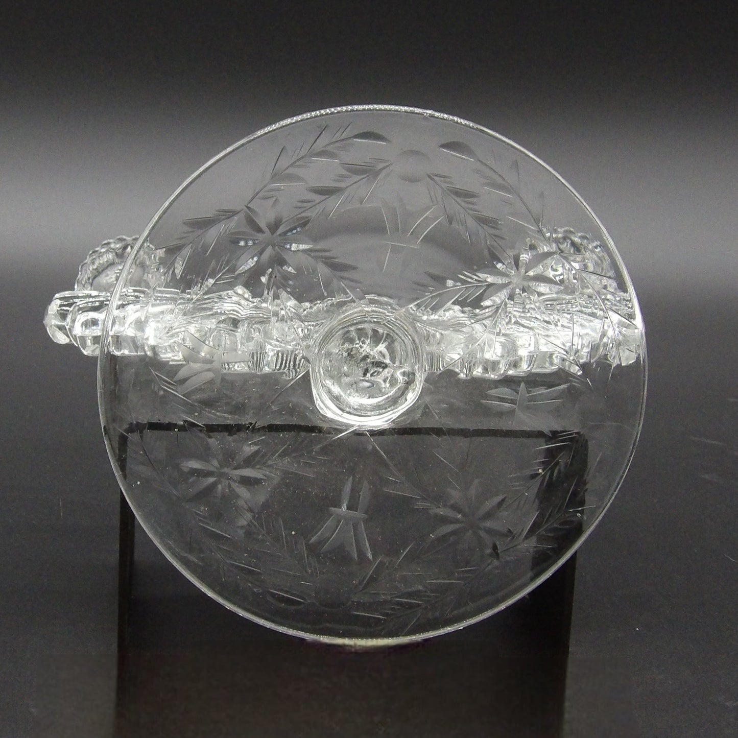 Tiffin Glass Double Candle Candle Holder