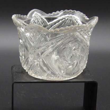 Early American Pattern Glass Sugar Bowl