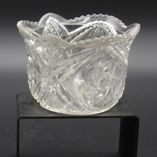 Early American Pattern Glass Sugar Bowl