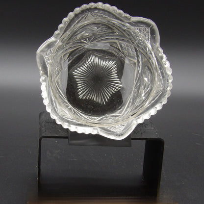 Early American Pattern Glass Sugar Bowl