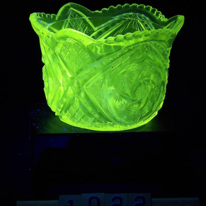 Early American Pattern Glass Sugar Bowl