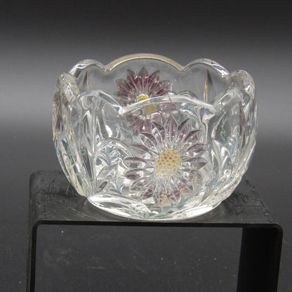 Vintage Glass Sugar Bowl