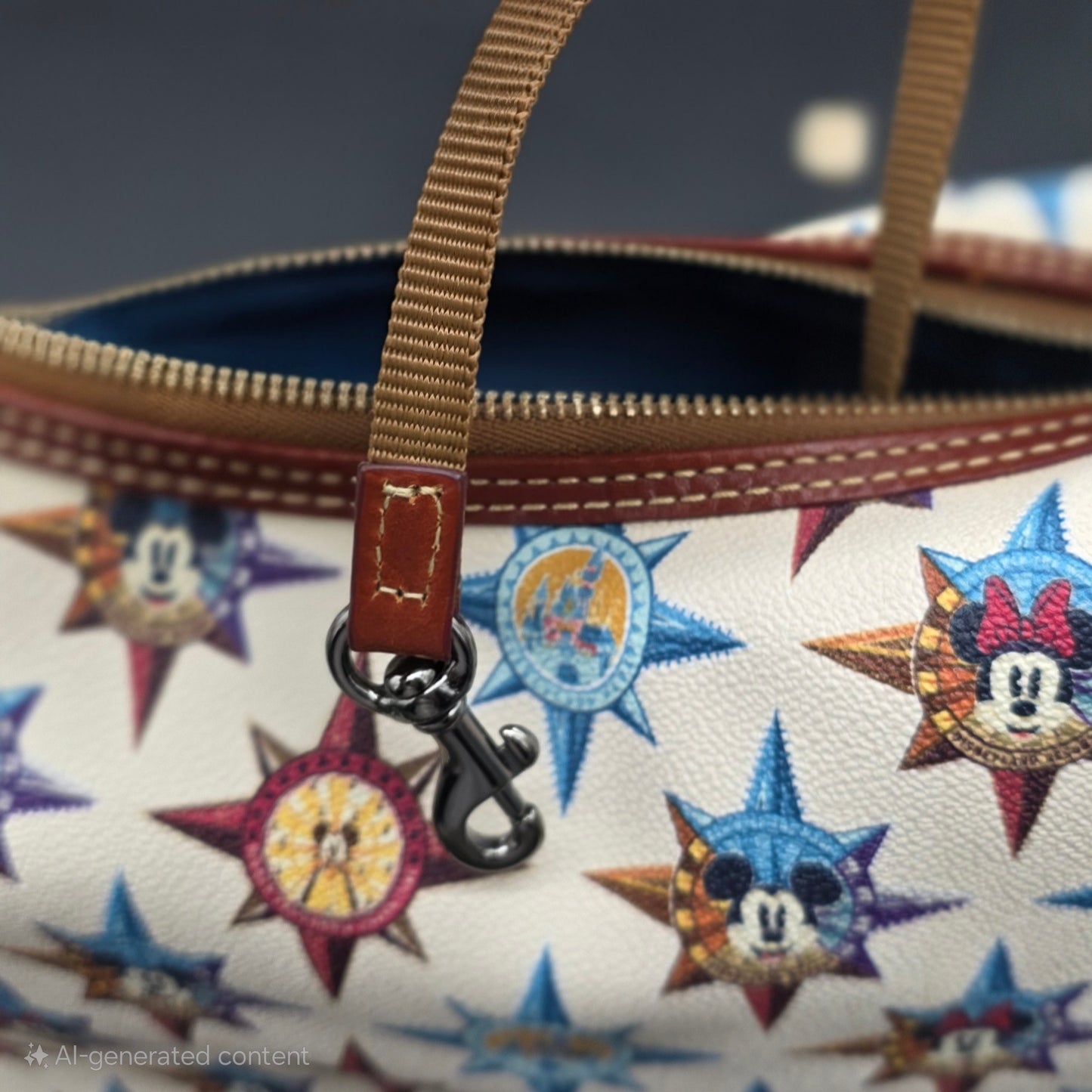 Disney Dooney & Bourke Bag - Parks Passport Hobo Satchel